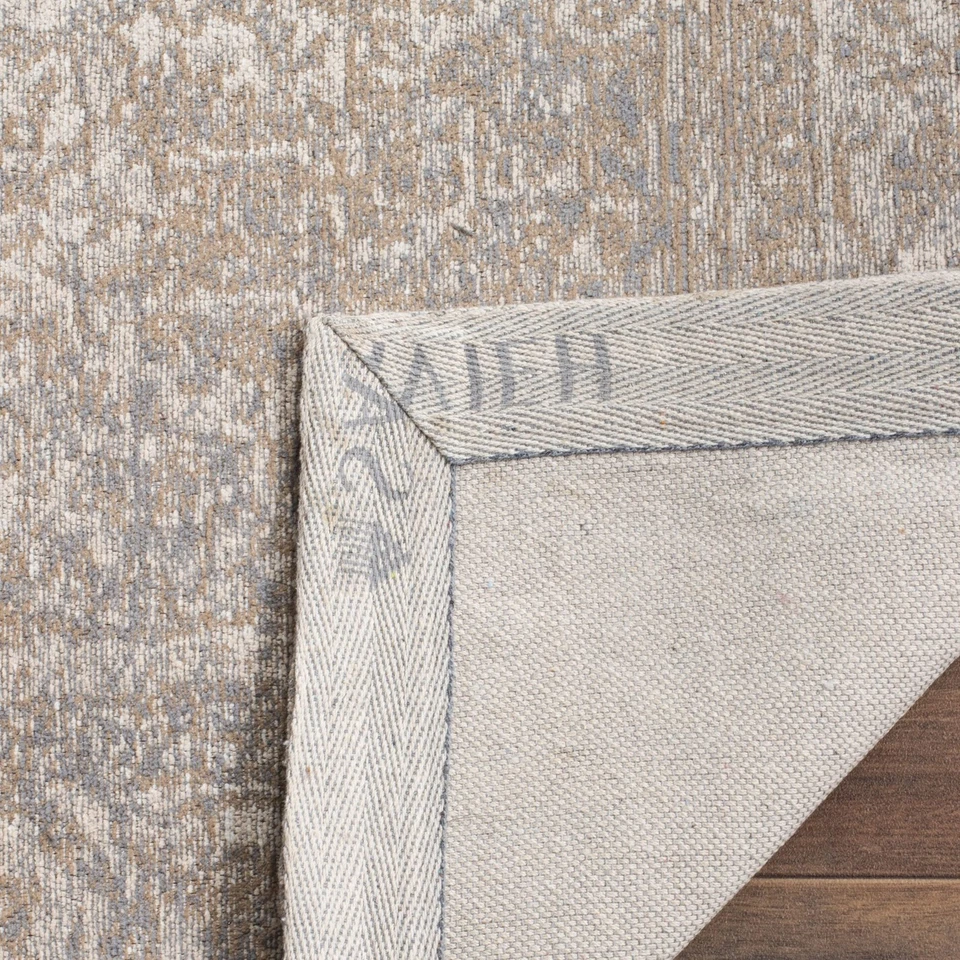 Classic Vintage Collection Area Rug - 5' x 8', Beige, Oriental Medallion Cott... - Image 4 of 4