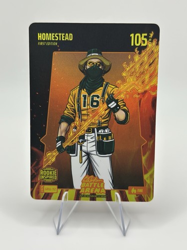 Bo Jackson Battle Arena Homestead Nick Kurtz Grillin Fire Battlefoil RC Rookie