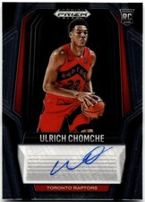 2024-25 Panini Prizm Black RS-ULR Ulrich Chomche Rookie Signatures