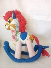 Vintage Handmade Stuffed Rocking Horse Toy A14
