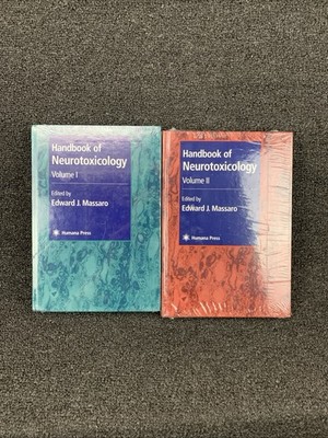 Handbook of Neurotoxicology: Volume I&2 by Edward J. Massaro (English) Hardcover