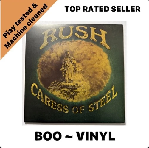 RUSH Caress of Steel LP Gatefold 1st UK 1975 Mercury 9100 018 Prog Rock VG+ / NM