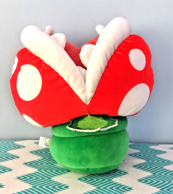 TOMY Club Mocchi-Mochi Super Mario Piranha Plant Plush 15” Mega