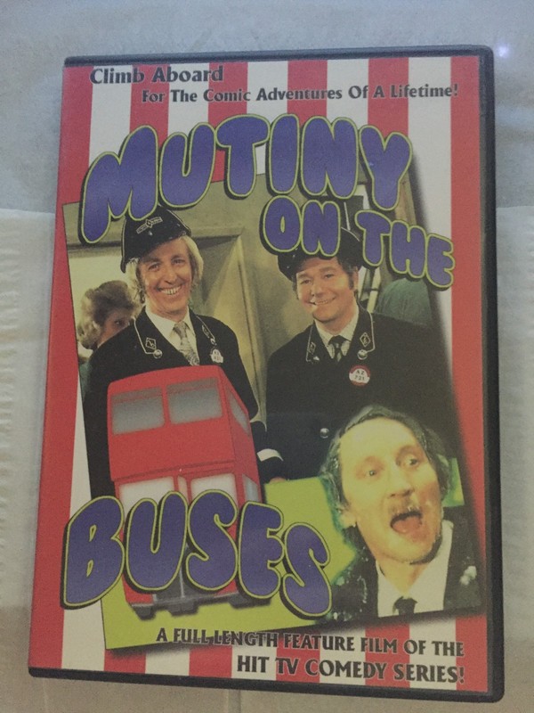 Mutiny on the Buses  ( DVD, 2007 )  Free Shipping  Rare Comedy Used but Complete