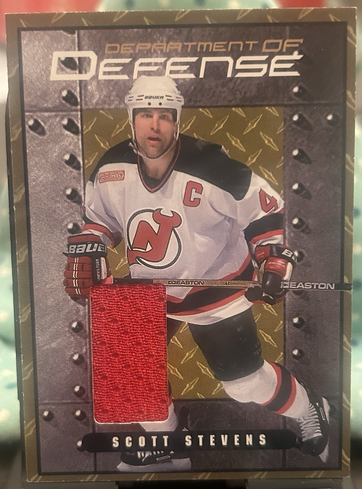 SCOTT STEVENS 2000-01 ITG Be A Player Signature Series Department Of Defense