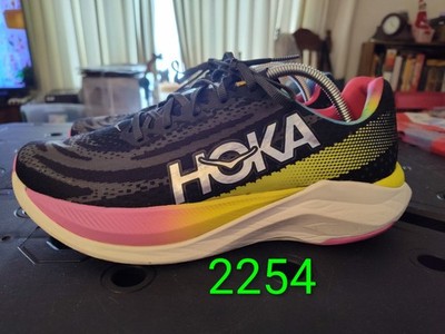 Hoka One One Womens Mach X 1141451 BKSV Black Running Shoes Size 10.5 B #2254