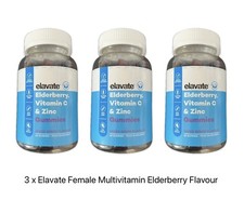 🌸New Elavate Multi vitamin Elderberry Mixed Berry Limited edition 60 Gummies🌸