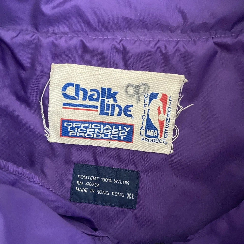 Vintage Phoenix Suns Chalk Line Quarter Zip Pullover Windbreaker Jacket X-Large - Image 3 of 4