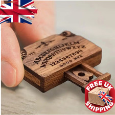 1pcs Mini Ouija Board Wooden Decor