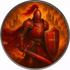 Silver coin 1oz .9999 Knights of Honour Crimson Crusader - American Eagle 2025