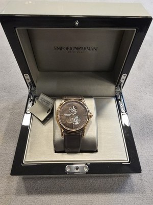 Neue Emporio Armani Swiss Made ARS3405 Armbanduhr UVP 1199 EURO