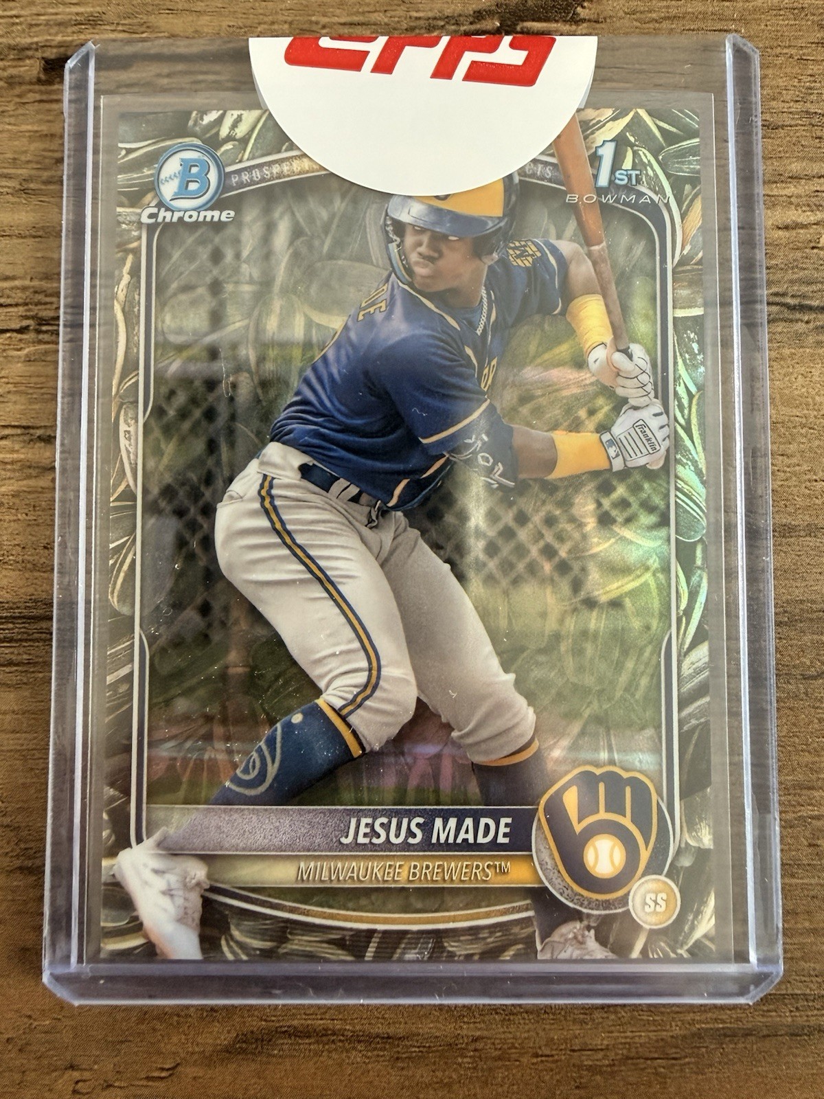 2025 Bowman Chrome 1St Refractor Jesus Made Snack Pack Sunflower Seed Ssp Sealed