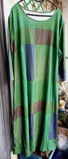 Damen Maxi Freizeitkleid Hauskleid Kaftan. Gr.  4XL