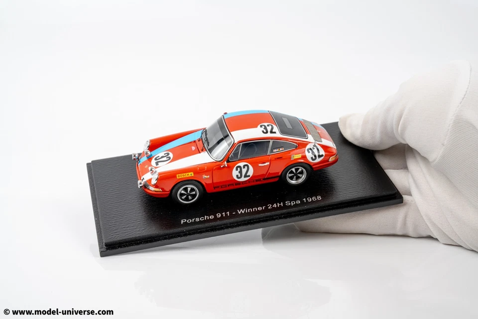 Spark - 1:43 Porsche 911 No.32 Auto Kremer Racing Winner 24h Spa 1968 - Resina... Foto 4 de 4