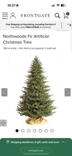Northwoods Fir Artificial Christmas Tree 9ft