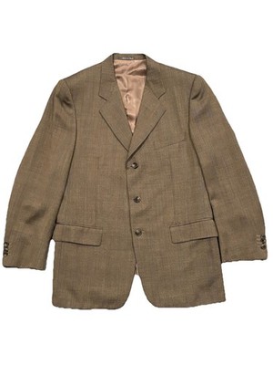 Corneliani Wool Blazer Jacket Brown Size 40 (50 EUR) Italy