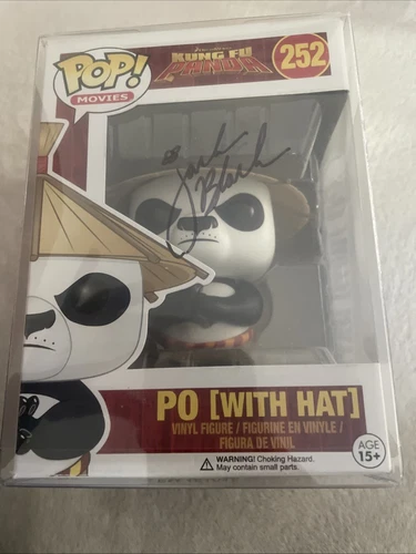 Jack Black Sign, Kung Fu Panda PoFunko Pop