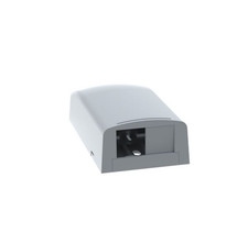 Panduit CBX2IG-AY Elongated Surface Mount Box ABS 2 Port International Gray