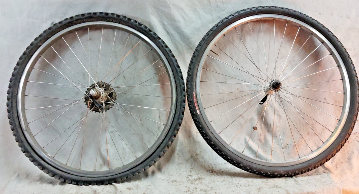 Jeu de roues vintage Mavic 231 26 en Shimano Deore XT FH-M732 730 36 135 A2