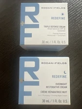 Exp 12/2026 Rodan + Fields REDEFINE Triple Defense & Overnight Restorative Cream