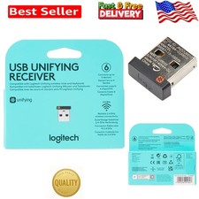 USB Unifying Receiver for Multiple Mice  Keyboards - Mac  Windows Compatible