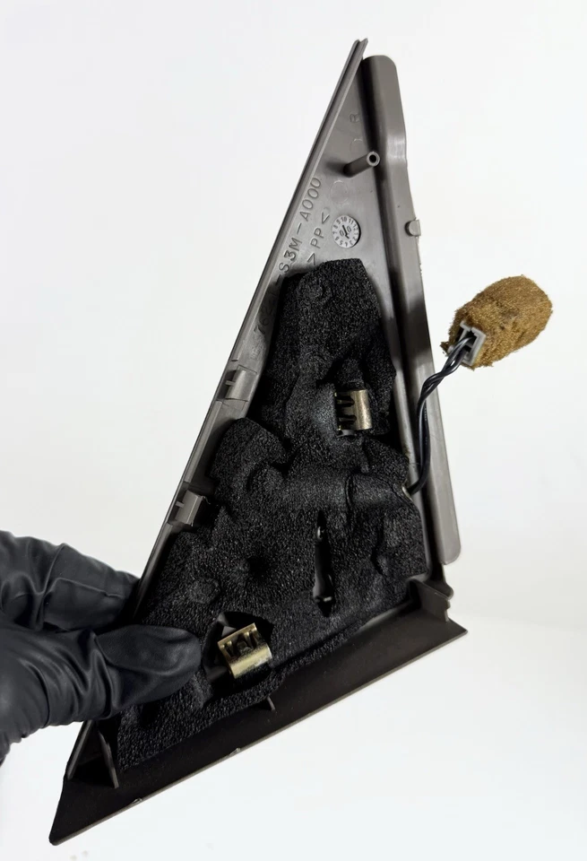 2001-2003 Acura CL Front Door Tweeters Left & Right Trim Set Tan Beige OEM - Image 3 of 4