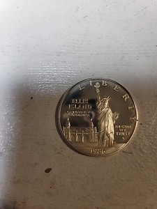 1986 S Statue Of Liberty Commemorative Silver Dollar Proof