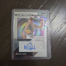 2021 Panini Prizm Baseball MICHAEL BAEZ Debut Signatures Rookie Auto