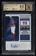 2018 Panini Contenders Draft Picks Estanli Castillo BGS 9.5 GEM MINT Auto 0n7b
