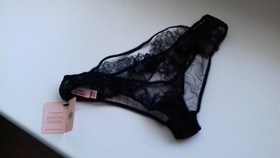 AGENT PROVOCATEUR RARE SOLD OUT BLACK WILLA BRIEF SIZE 4 LARGE UK 12 BNWT