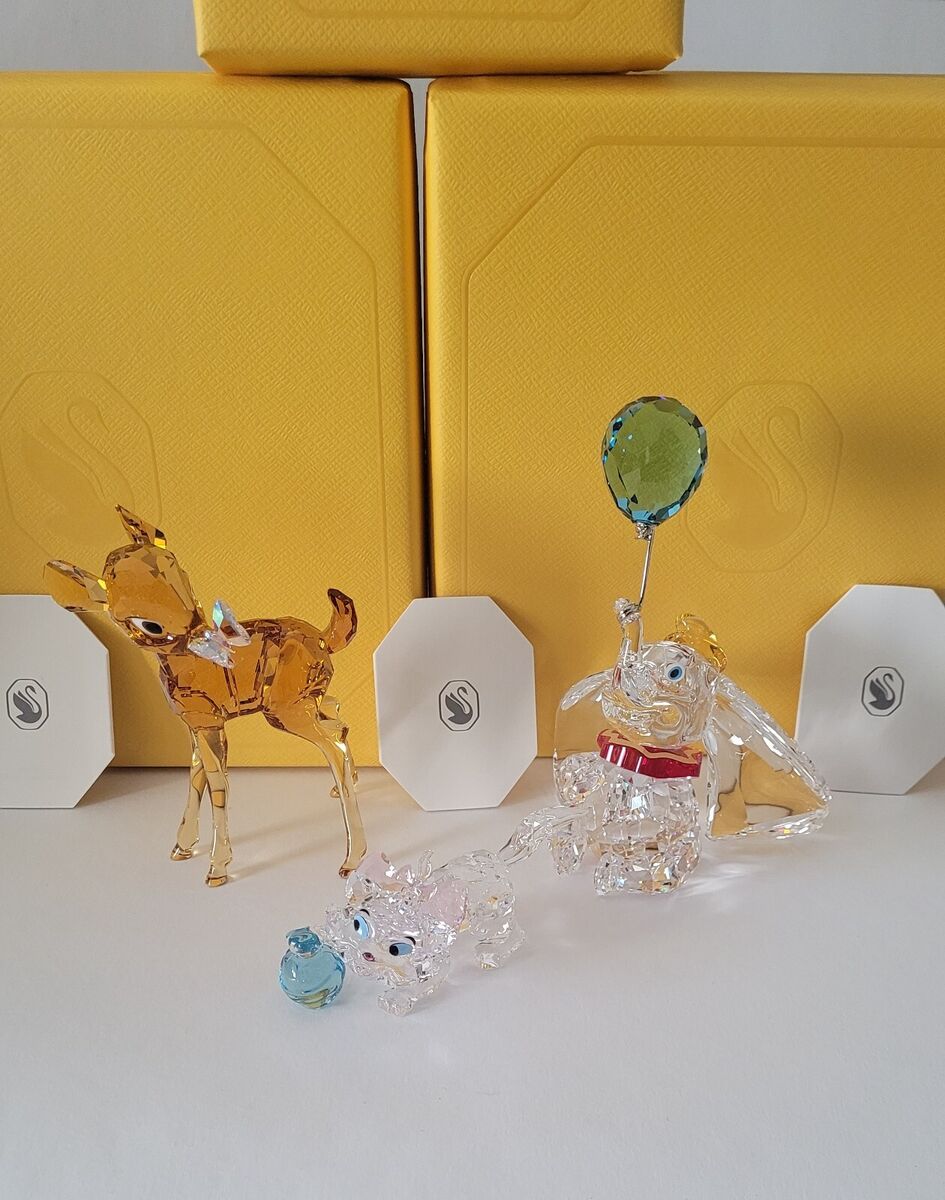 Swarovski Crystal, Disney 2025 Classics Set Dumbo, Bambi Swarovski Crystal, Disney 2025 Classics Set Dumbo, Bambi