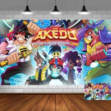 Akedo Ultimate Party Decor Party Supplies Backdrop Banner Birthday Gift 5x3ft