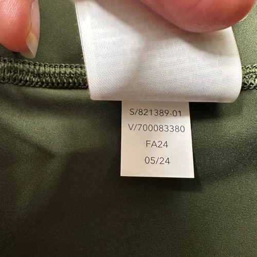NWT XL/T Women's Athleta Interval Stash 7/8 tight leggings green activewear - Picture 7 of 9