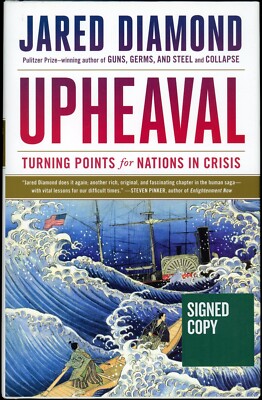 Upheaval : Turning Points for Nations in Crisis by Jared Diamond 2019 signed 1st