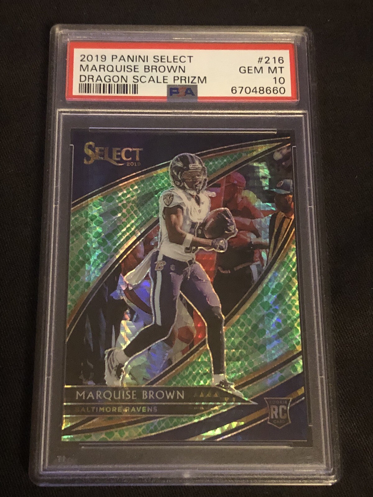 Marquise Brown Panini Select #216 Dragon Scale