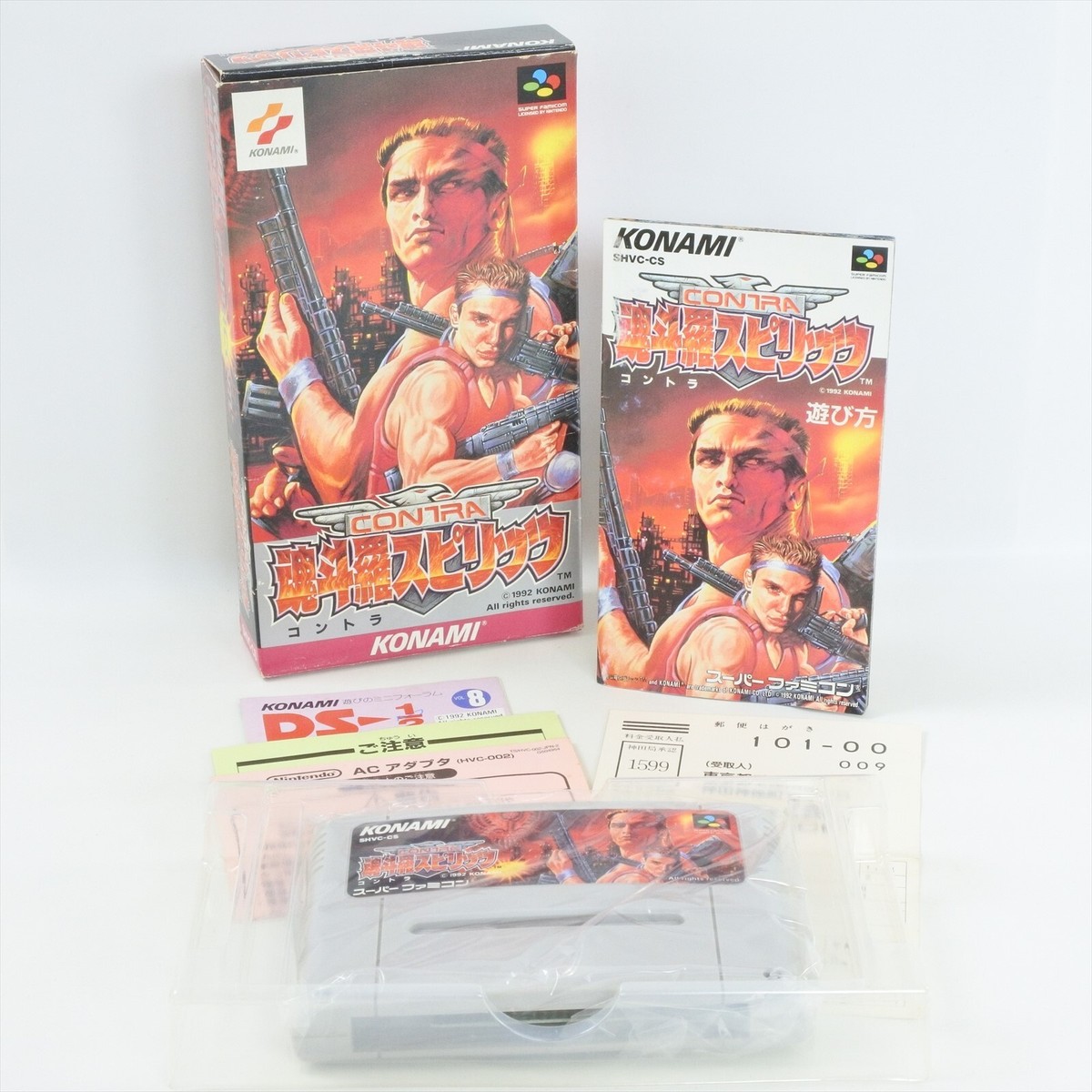 CONTRA SPIRITS Super Famicom Nintendo 2333 sf