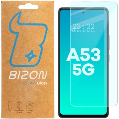 Gehärtetes Glas für Galaxy A53 5G Bizon Handyglas Hartglas Displayschutzglas