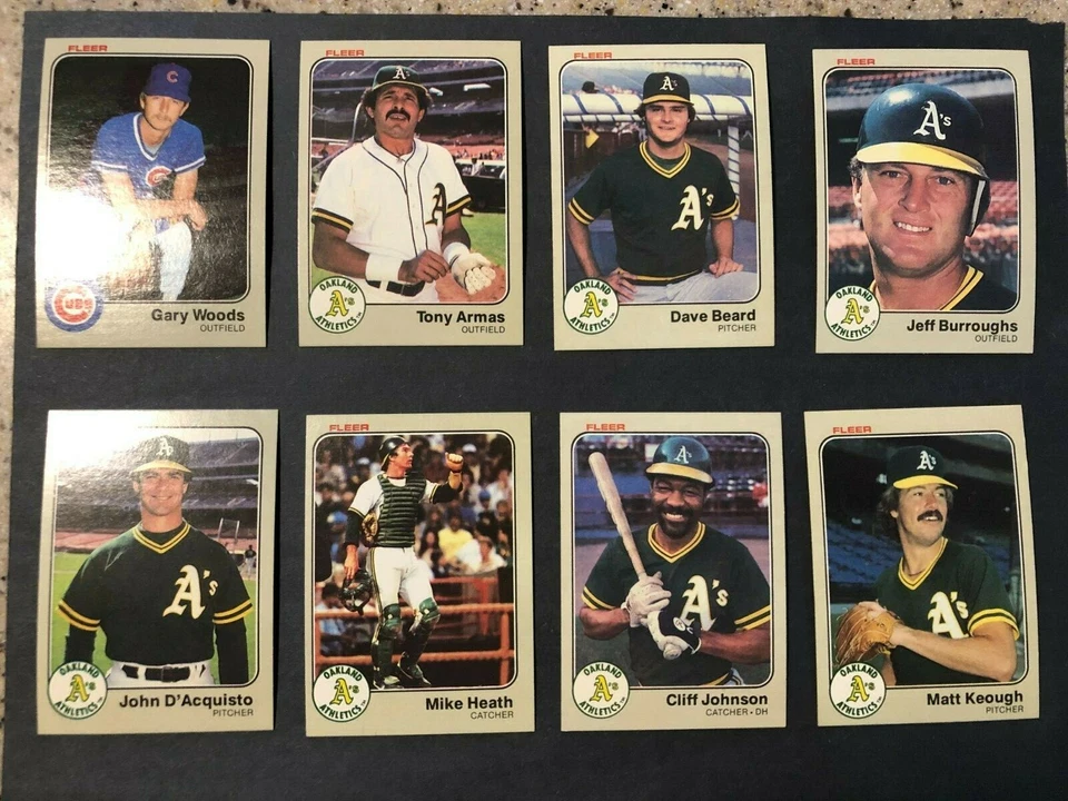 1983 FLEER BASEBALL CARDS 445-647 YOU CHOOSE MLB CARD VINTAGE FREE SHIPPING - Image 4 of 4