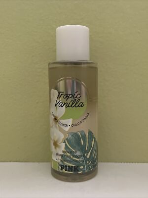 (1) Victoria's Secret PINK TROPIC VANILLA Body w/ Essential Oils Mist 8.4oz NEW