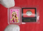 Girl's / Kid's Bullion Barbie Pink Princess 1/10th oz .999 Fine Silver Bar w.Cap