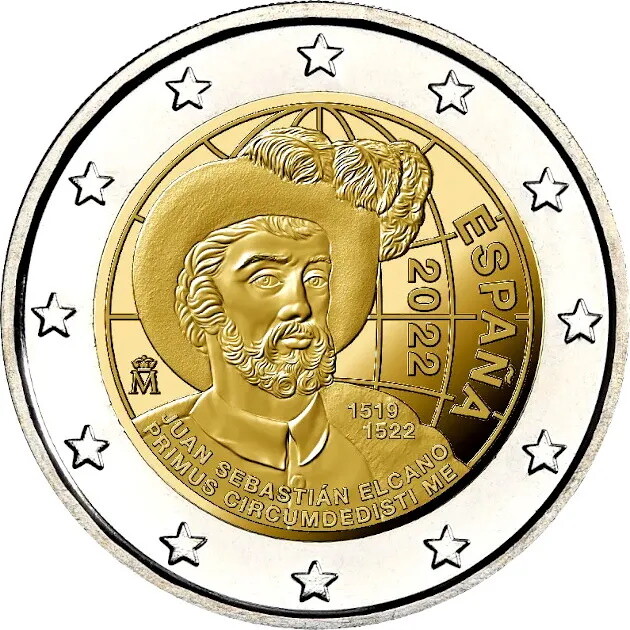 Espagne 2022 Euros Commémoratifs V Centime Retour À Monde J Sebastian Elc