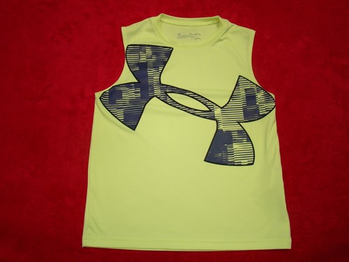 Under Armour Boys Size YXS Neon Yellow 