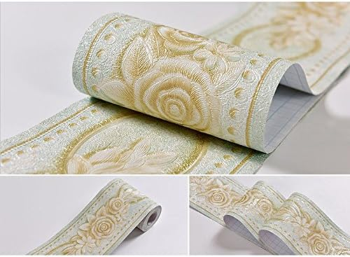 4.2X196.8 Waterproof Wallpaper Border 3D Pattern Wall Decor Removable Self Adhes - Picture 4 of 6