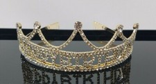 Happy Birthday Tiara, Birthday Girl Accessory, Color: Gold