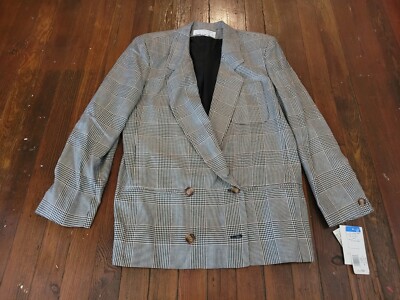 Blazer Noir Rena Rowan Taille 10 - Occasion Très Bon état, 100% Polyester, Pour Bureau Ou Soirée