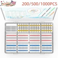 1000PCS Waterproof Solder Seal Sleeve Heat Shrink Butt Wire Connectors Terminals