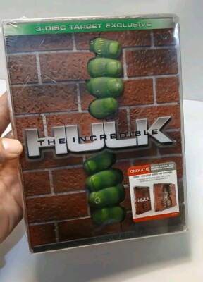 The Incredible Hulk 3 Disc Target Exclusive DVD SET Hulk Breaking