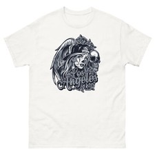 OLD SCHOOL LOWRIDER STYLE CHOLO LOS ANGELES GANGSTER OLDIES Camiseta clásica para hombre