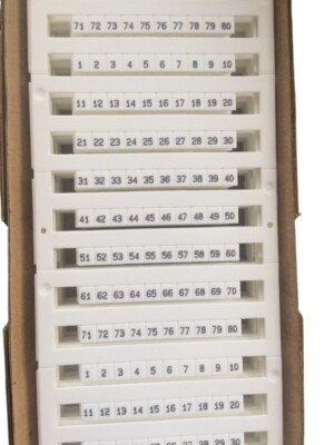 100PC FIT FOR DEK5/5/5.5/6/8 genuine Weidmuller terminal marking identification