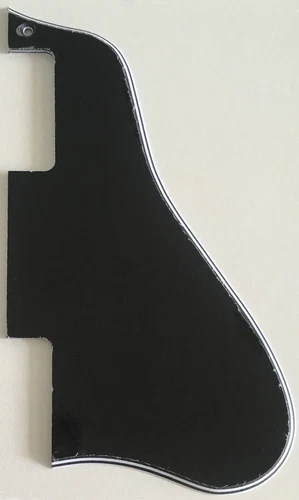 Short Fits Gibson ES 335 Guitar Pickguard Scratch Plate 4 Ply Black New